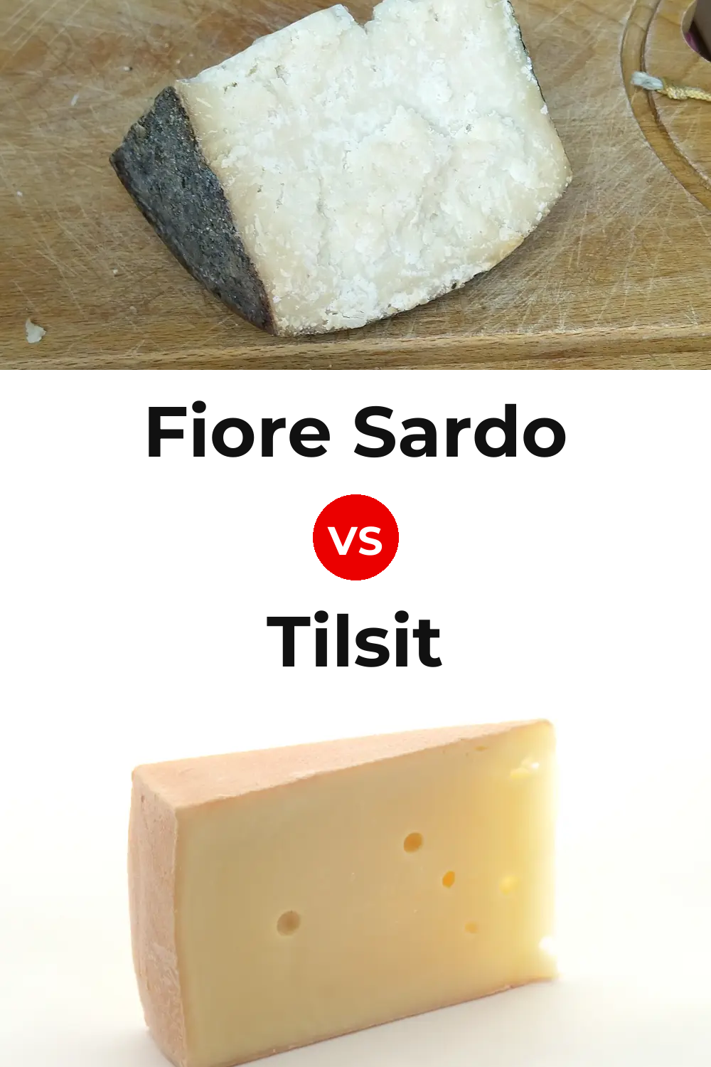 Fiore Sardo Cheese vs Tilsit Cheese Pinterest comparison