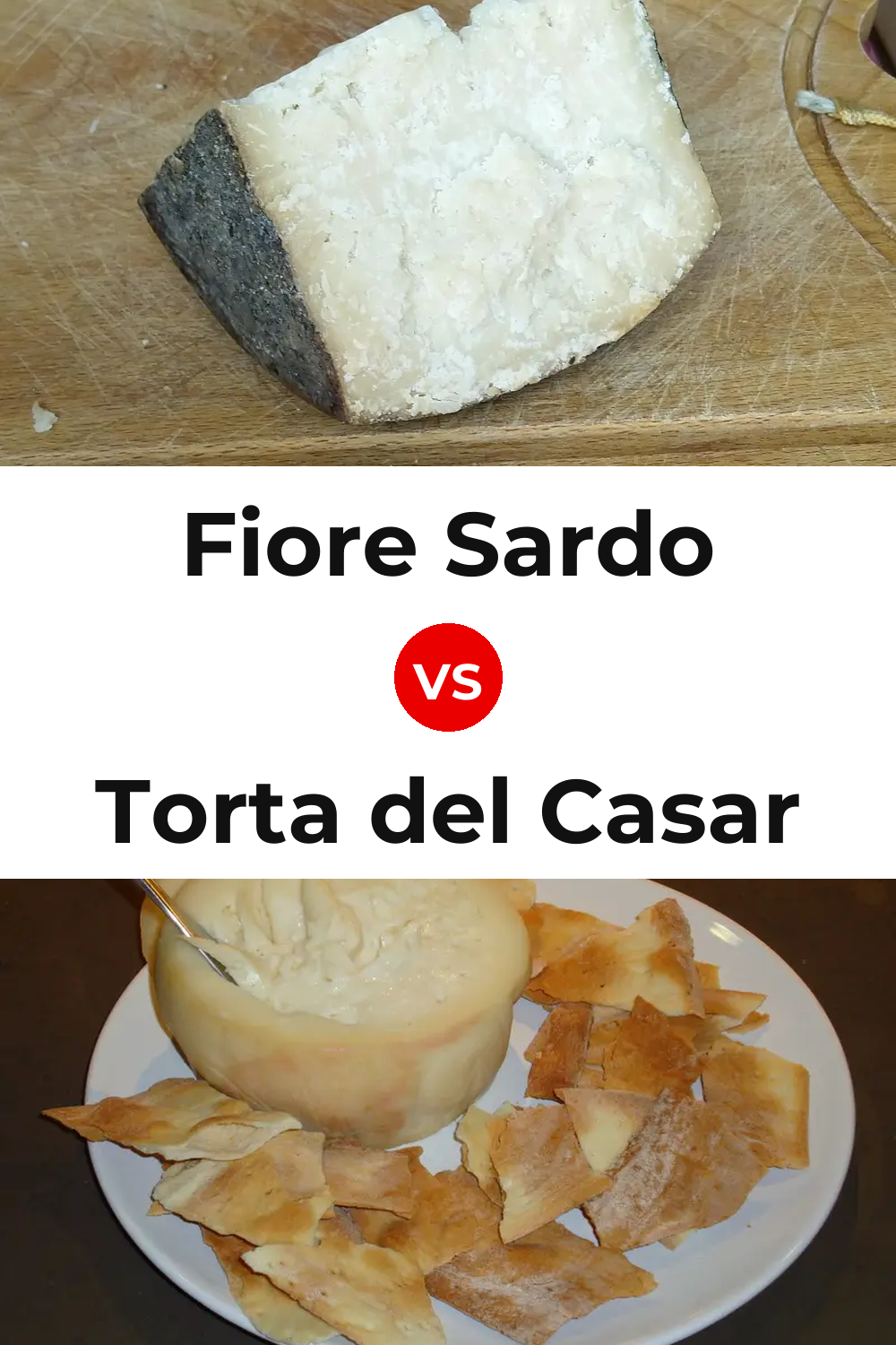 Fiore Sardo Cheese vs Torta del Casar Cheese Pinterest comparison