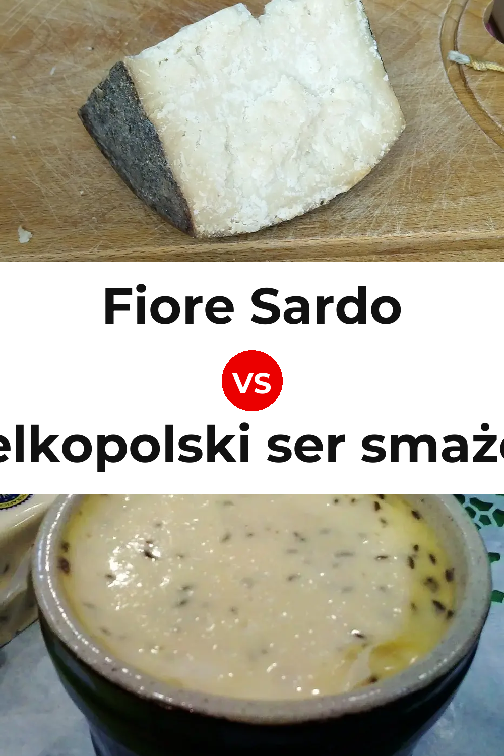 Fiore Sardo Cheese vs Wielkopolski ser smażony Cheese Pinterest comparison