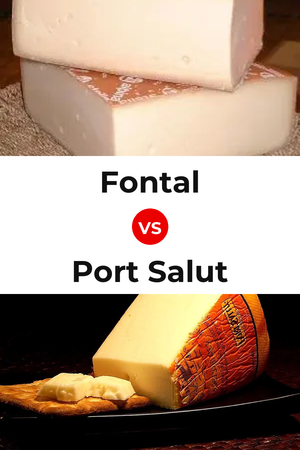 Fontal Cheese vs Port Salut Cheese Pinterest comparison