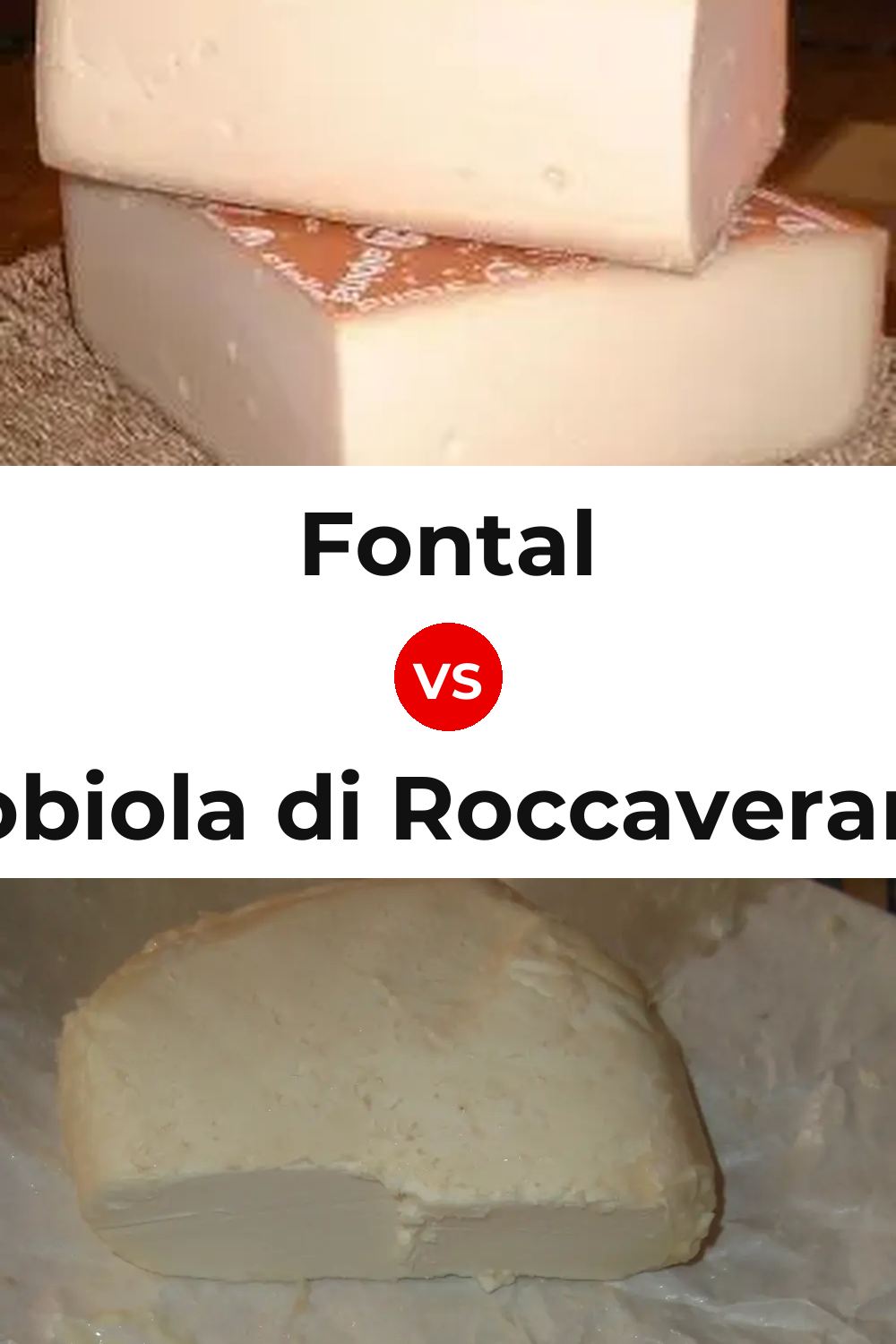 Fontal Cheese vs Robiola di Roccaverano Cheese Pinterest comparison