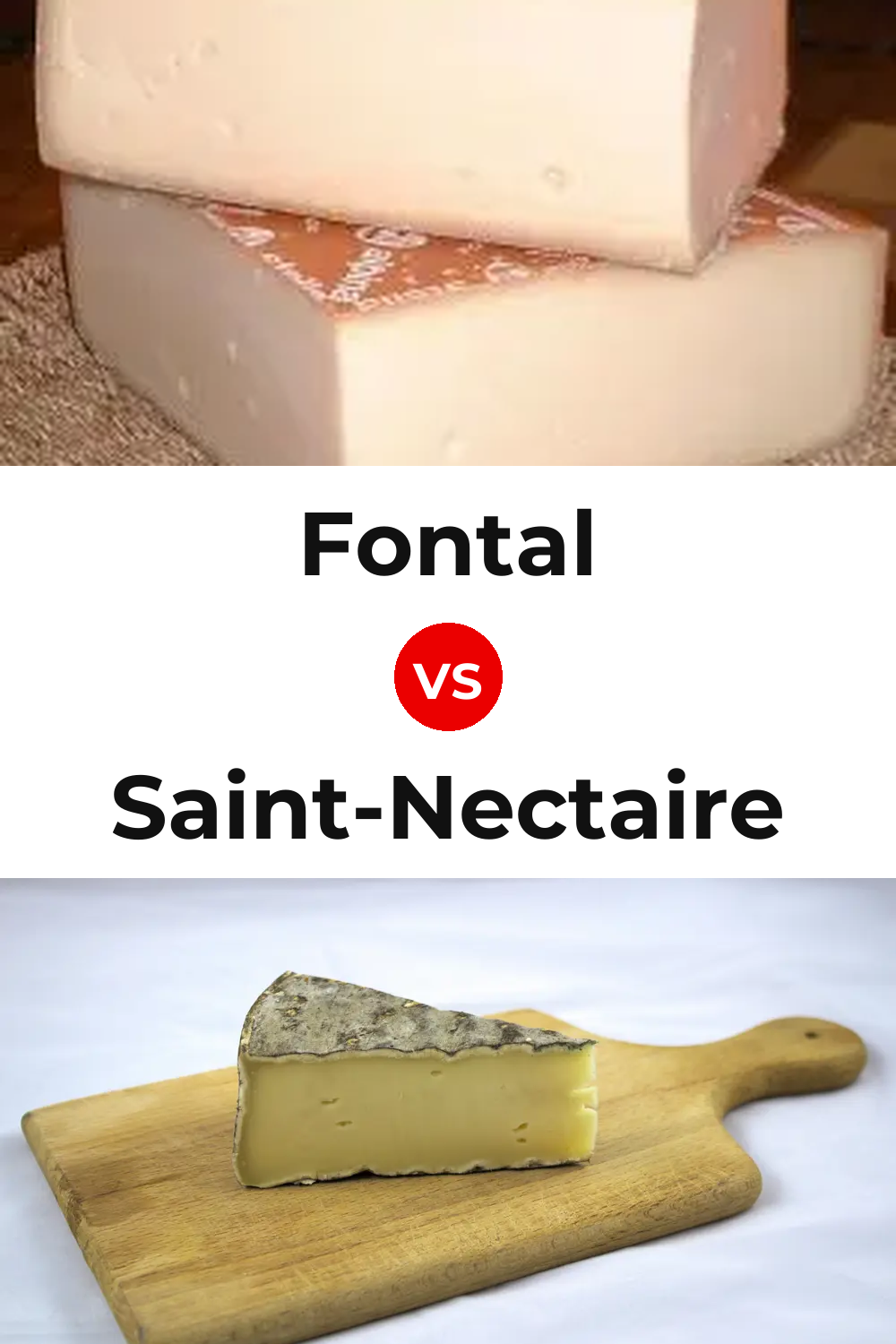 Fontal Cheese vs Saint-Nectaire Cheese Pinterest comparison