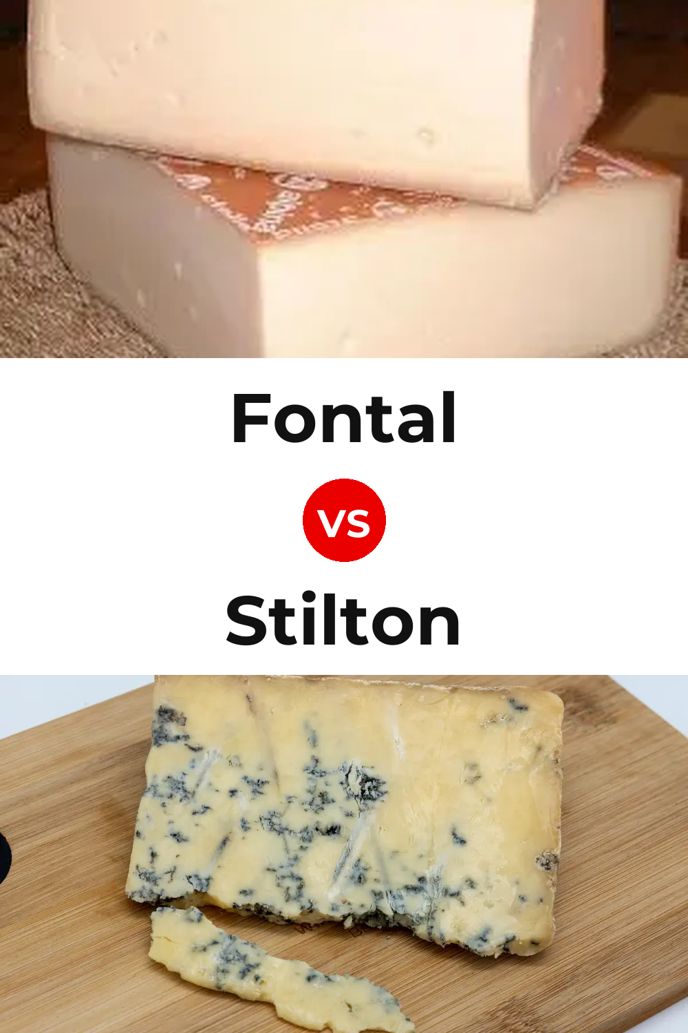 Fontal Cheese vs Stilton Cheese Pinterest comparison