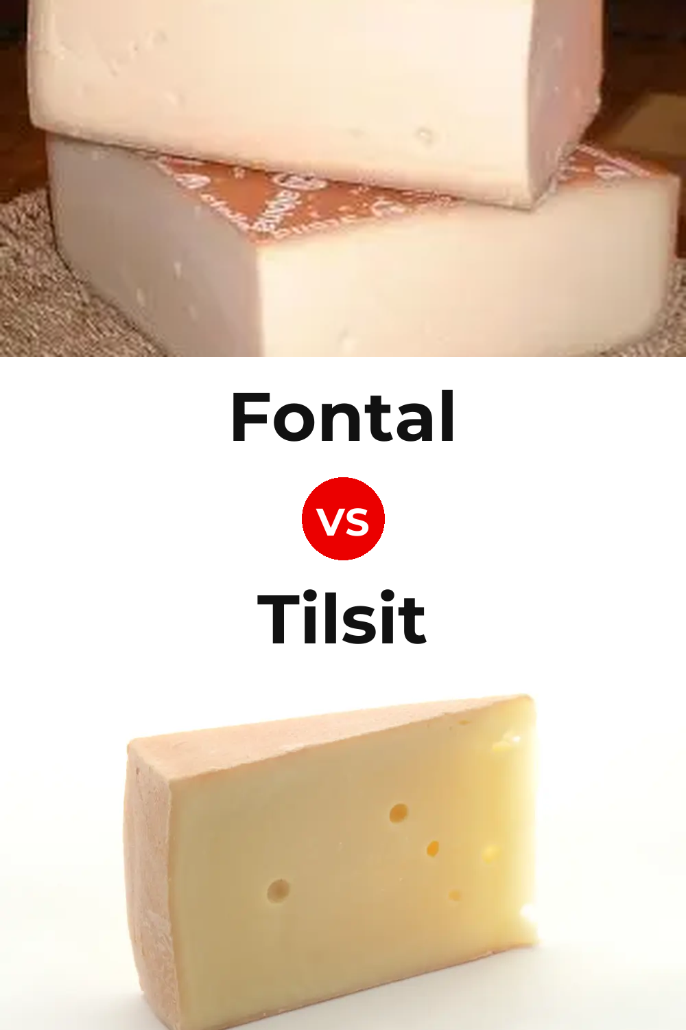 Fontal Cheese vs Tilsit Cheese Pinterest comparison