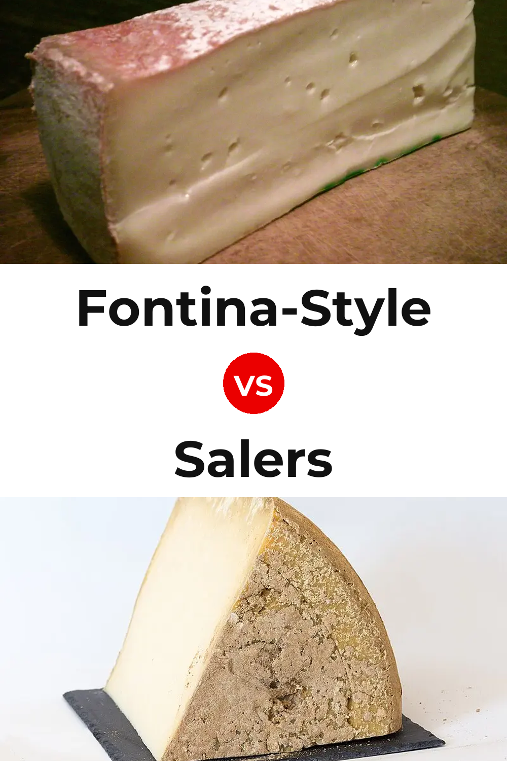 Fontina-Style Cheese vs Salers Cheese Pinterest comparison