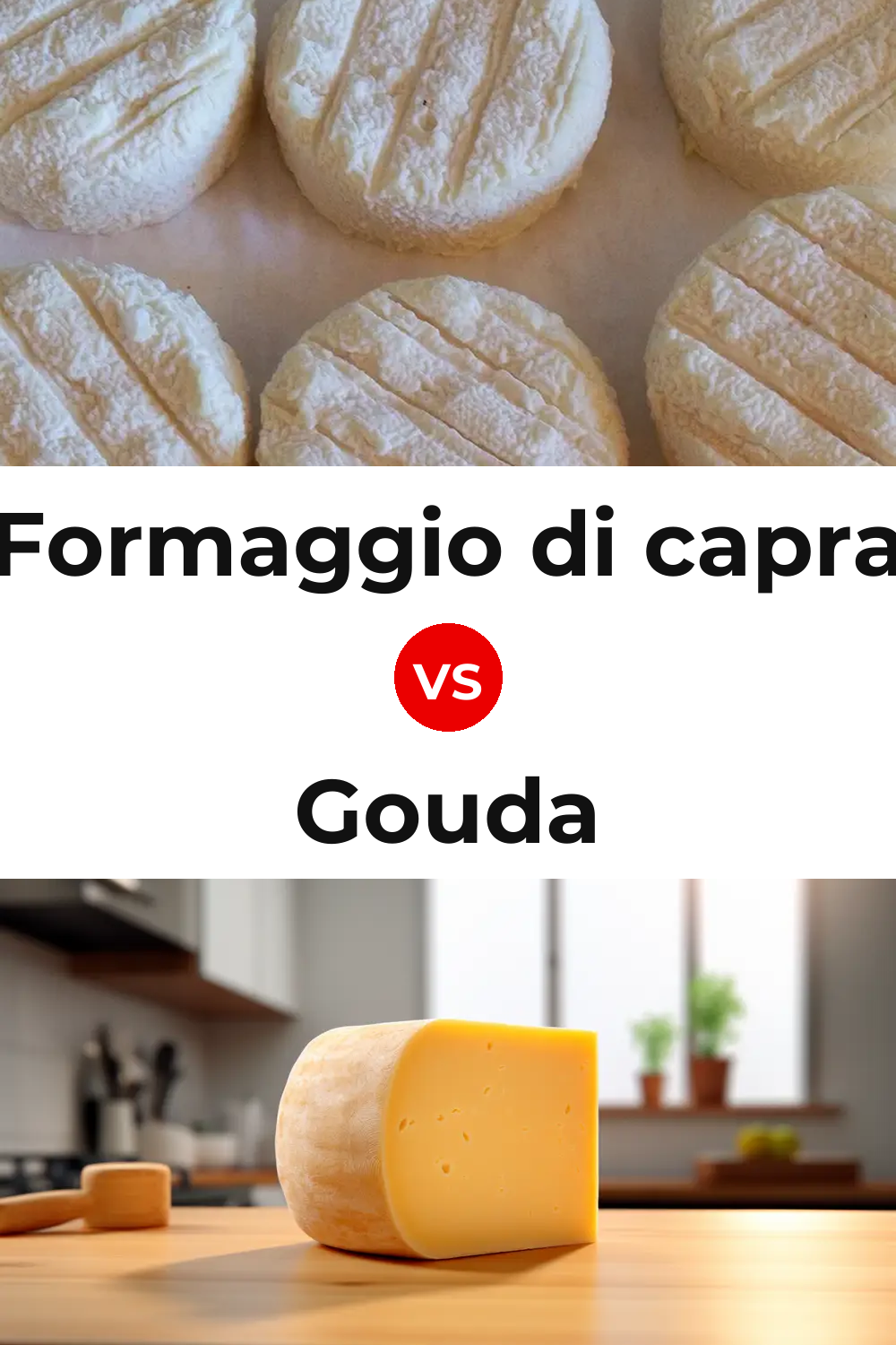Formaggio di capra Cheese vs Gouda Cheese Pinterest comparison