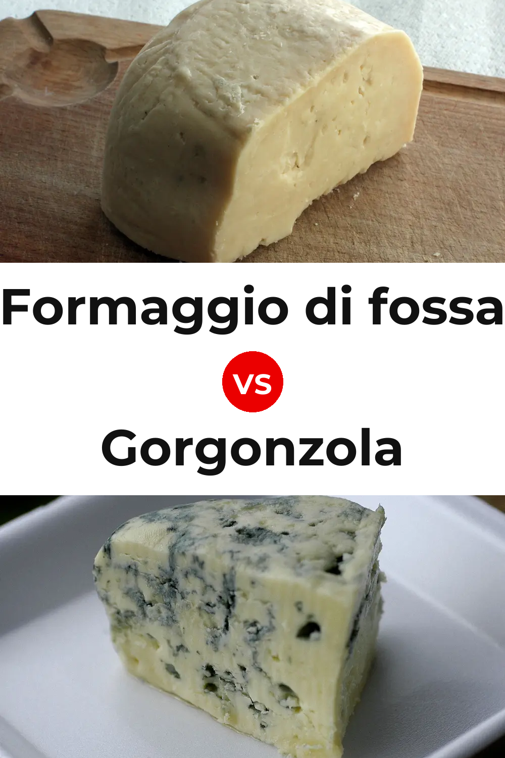 Formaggio di fossa Cheese vs Gorgonzola Cheese Pinterest comparison