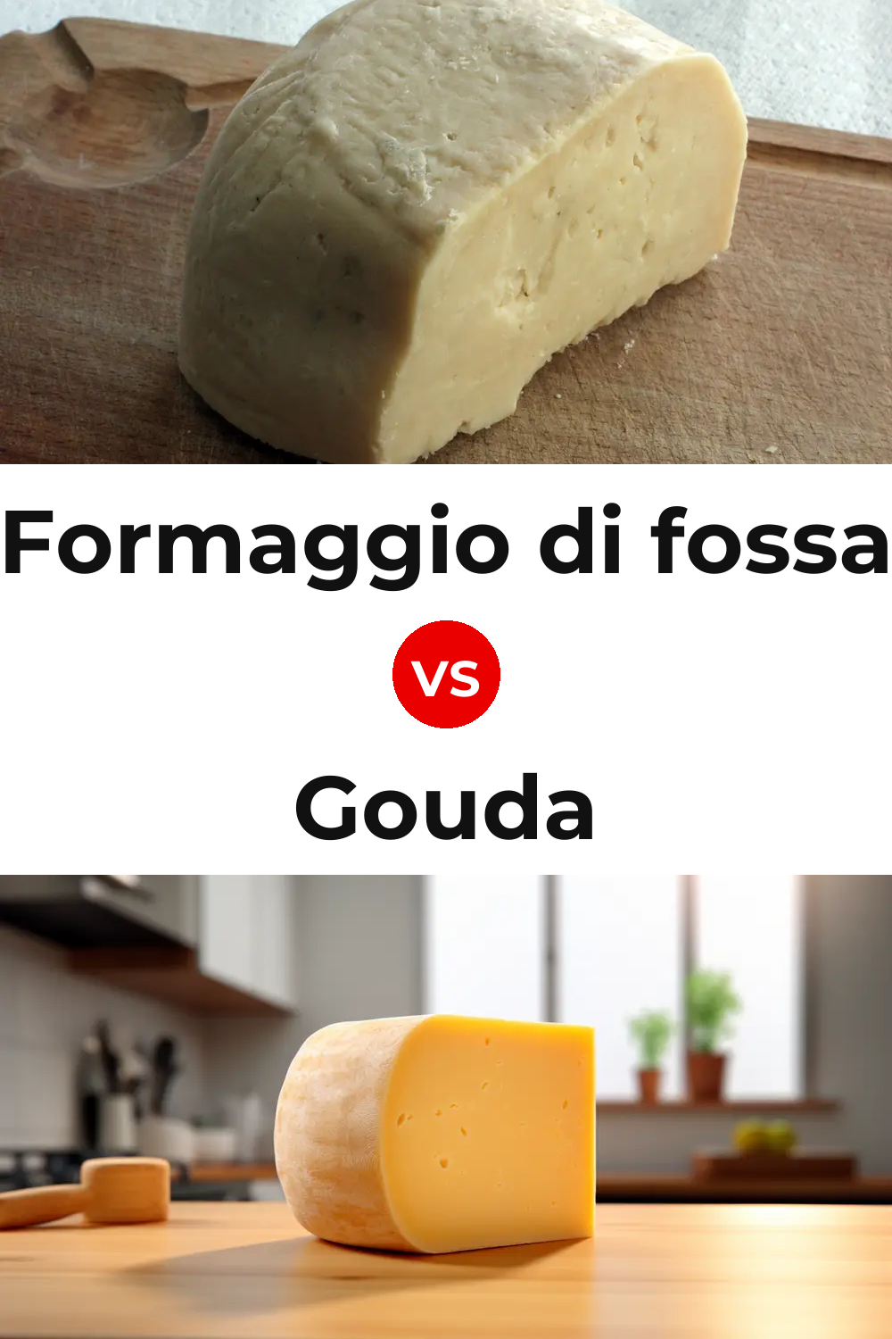 Formaggio di fossa Cheese vs Gouda Cheese Pinterest comparison