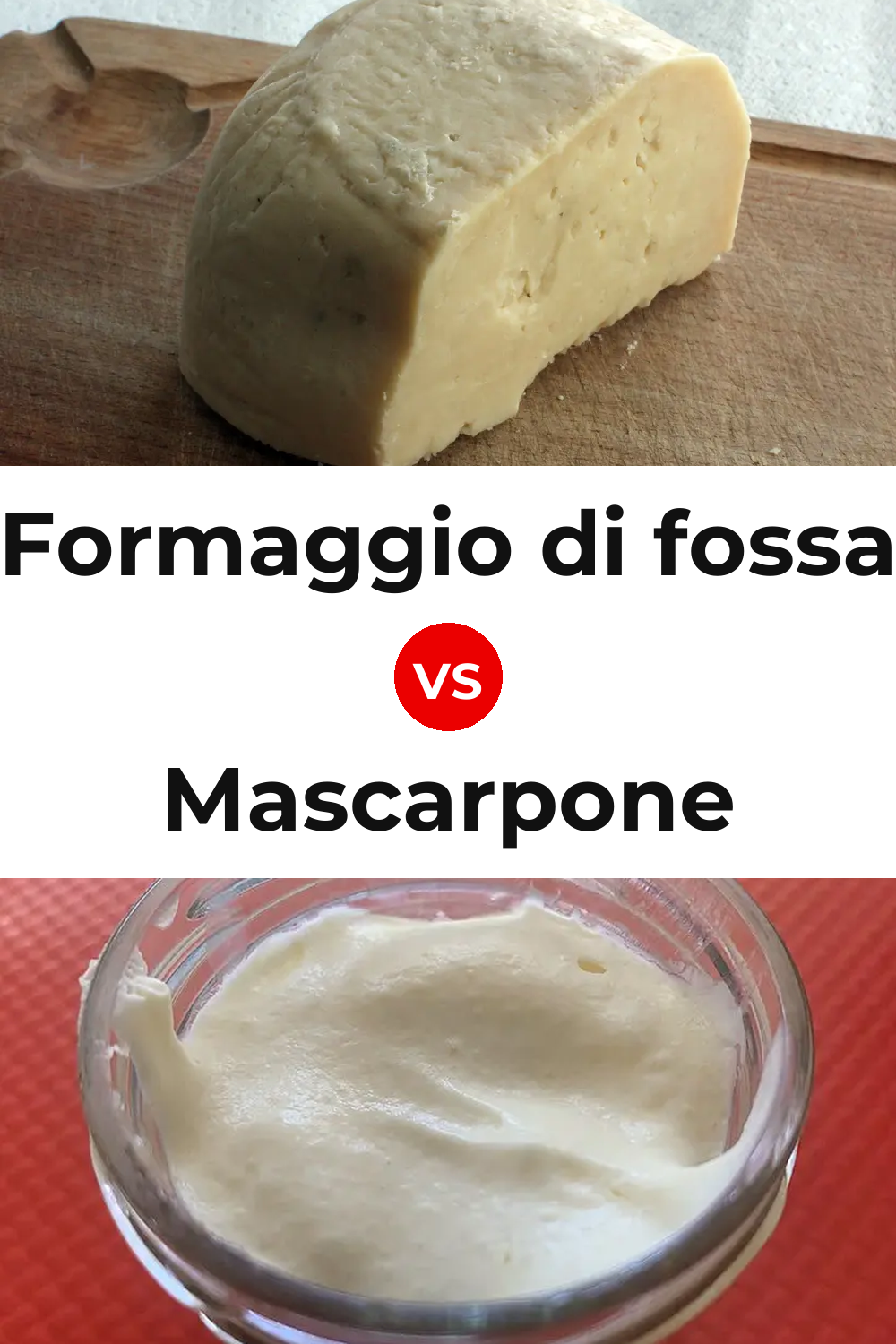 Formaggio di fossa Cheese vs Mascarpone Cheese Pinterest comparison