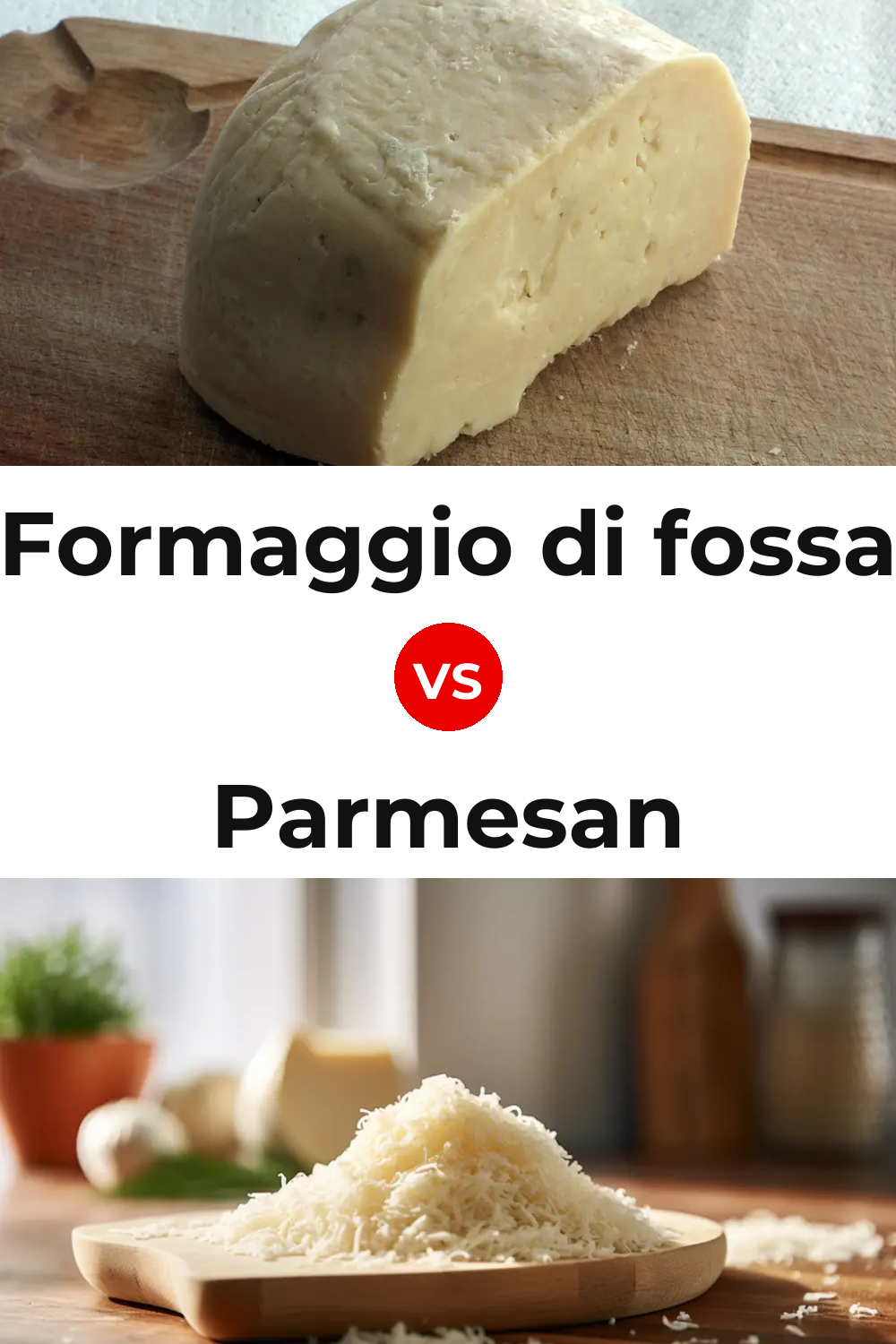 Formaggio di fossa Cheese vs Parmesan Cheese Pinterest comparison