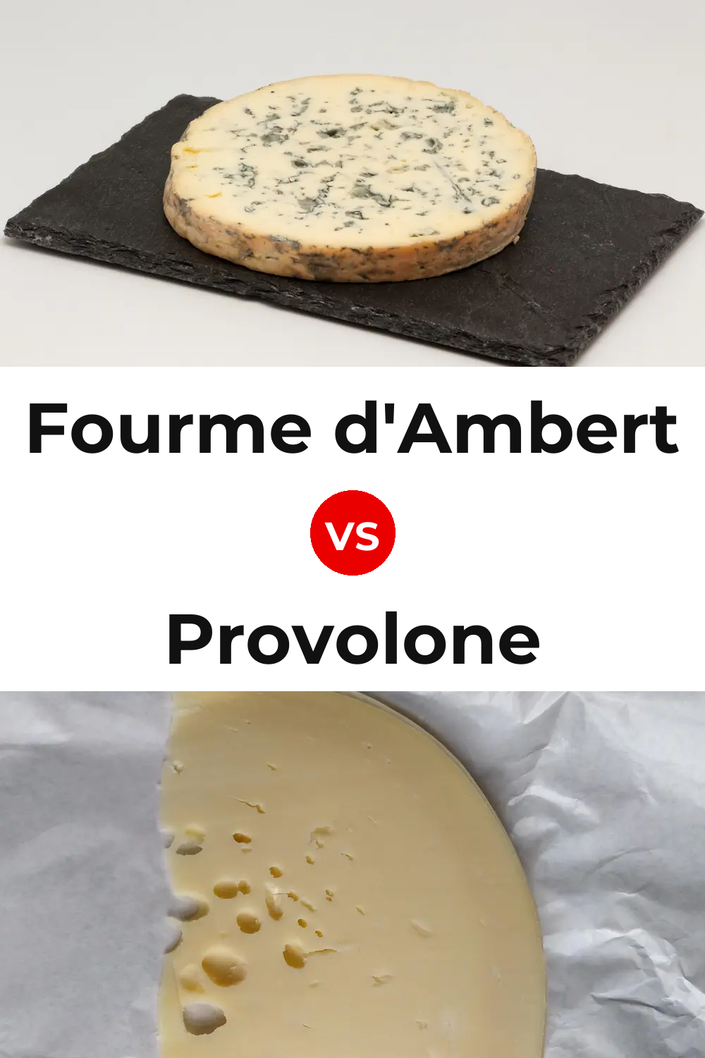 Fourme d'Ambert Cheese vs Provolone Cheese Pinterest comparison