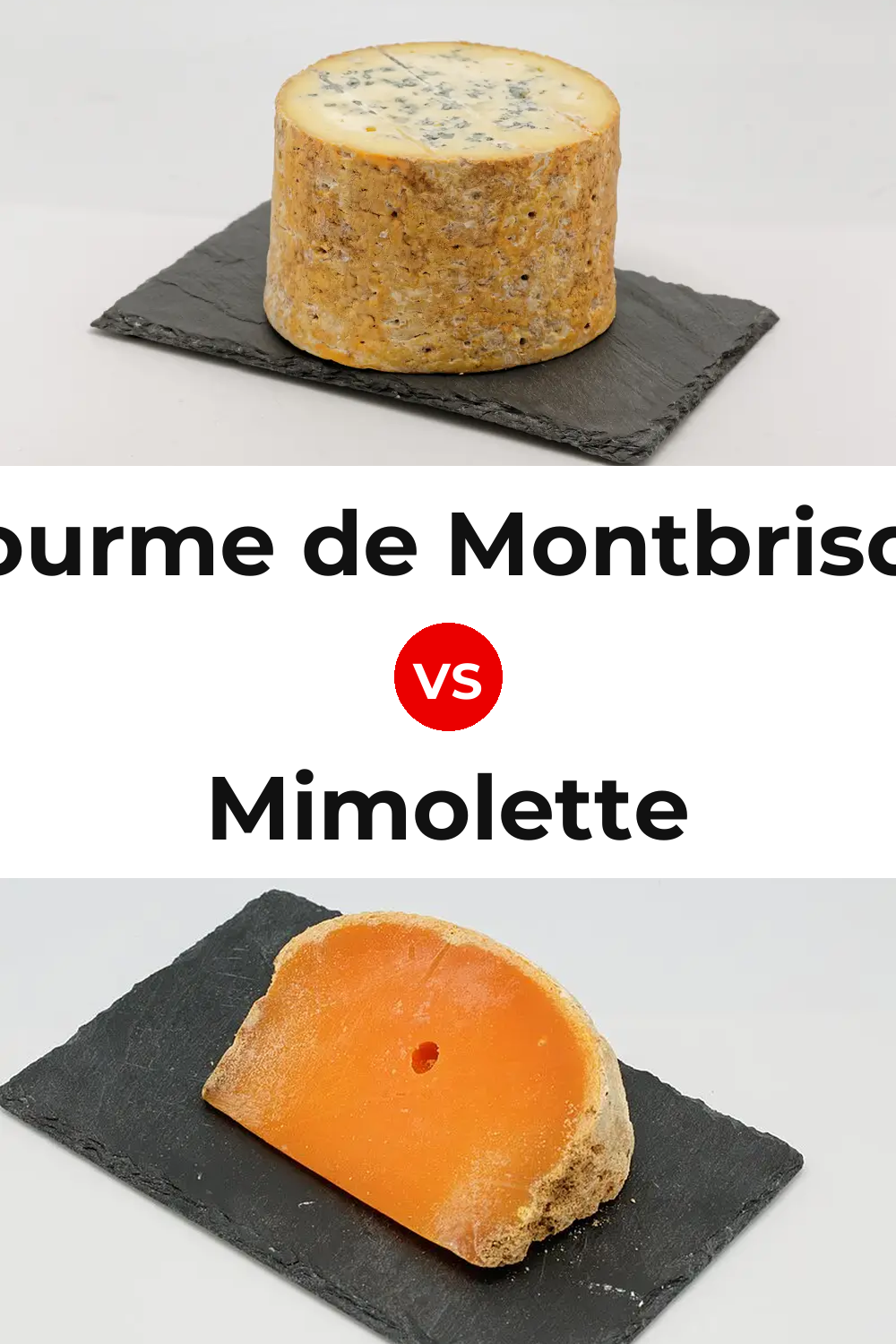 Fourme de Montbrison Cheese vs Mimolette Cheese Pinterest comparison