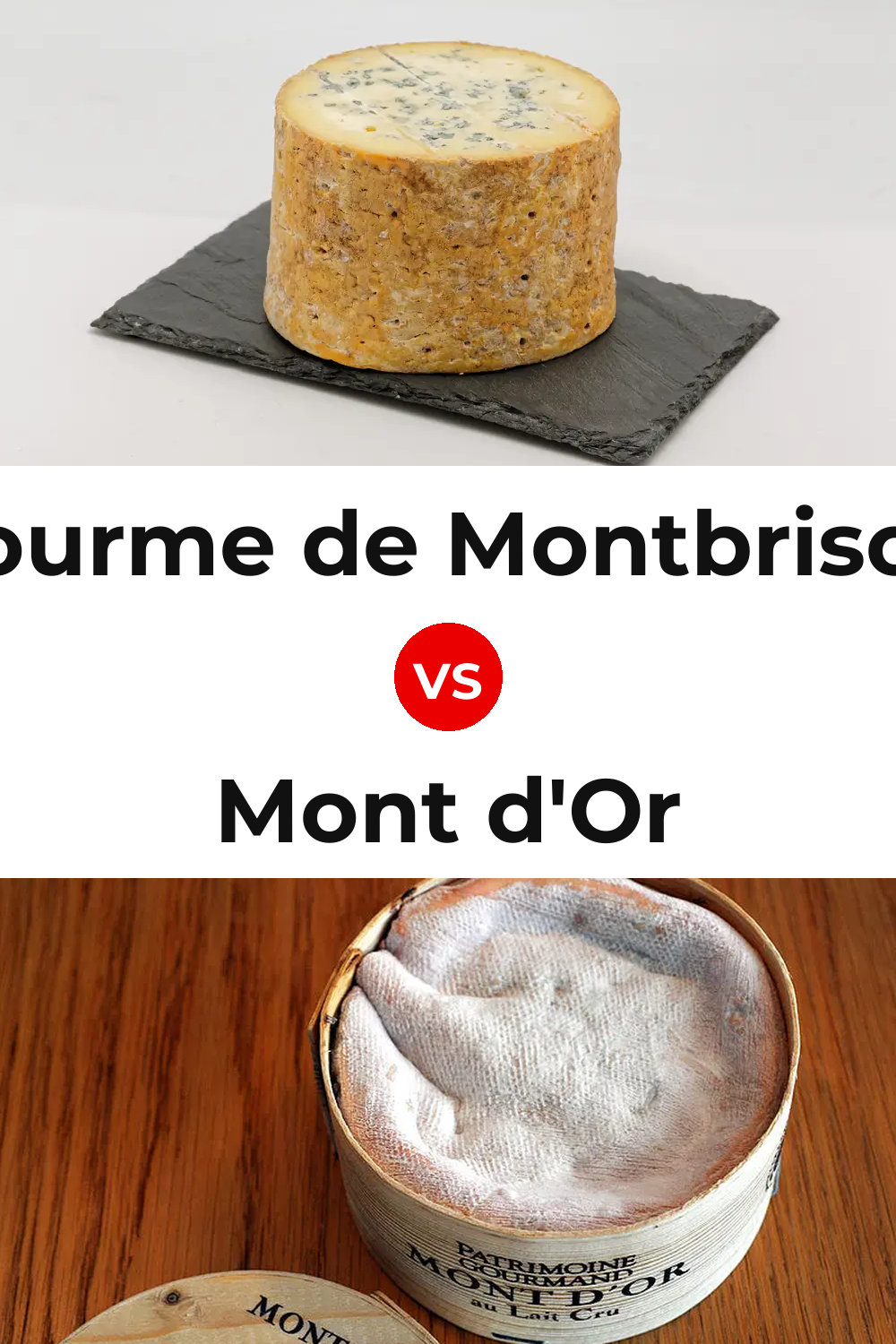Fourme de Montbrison Cheese vs Mont d'Or Cheese Pinterest comparison