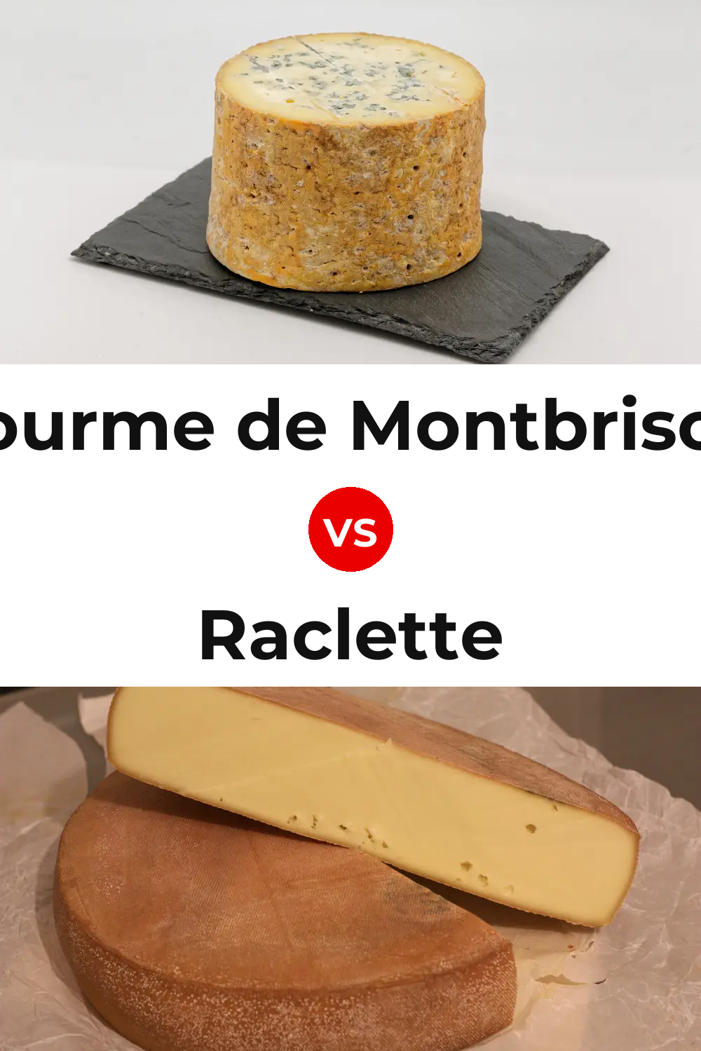 Fourme de Montbrison Cheese vs Raclette Cheese Pinterest comparison
