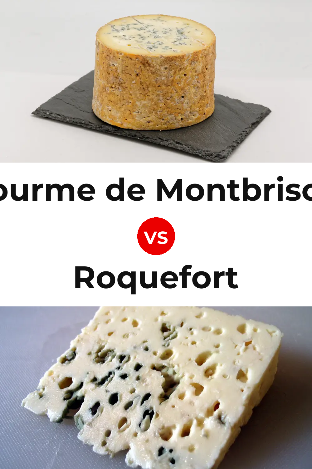 Fourme de Montbrison Cheese vs Roquefort Cheese Pinterest comparison