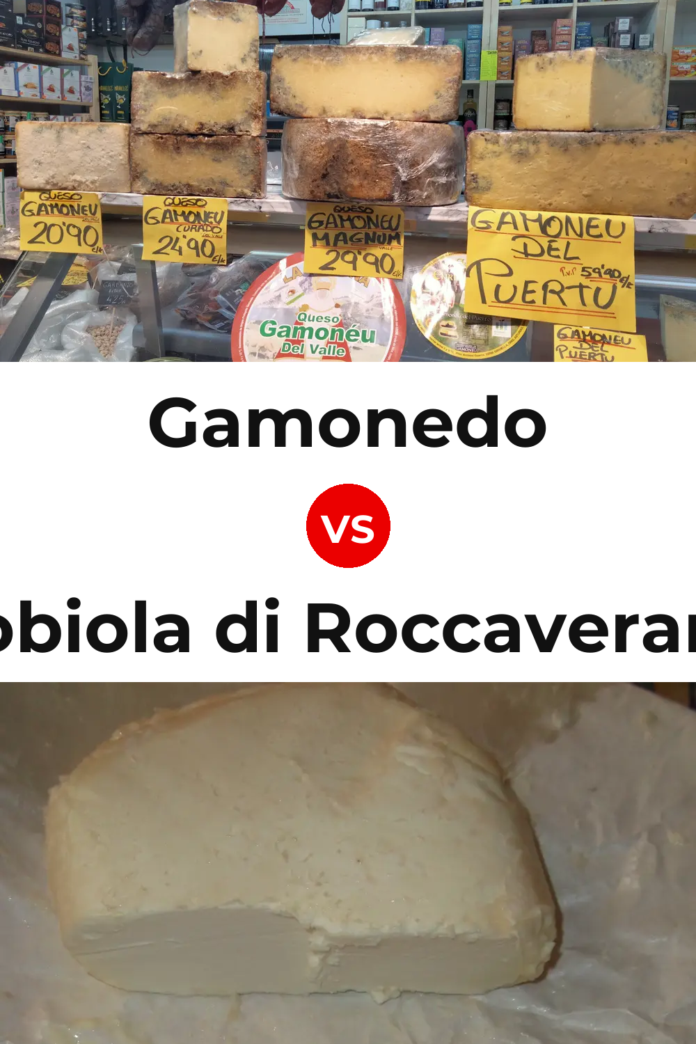 Gamonedo Cheese vs Robiola di Roccaverano Cheese Pinterest comparison