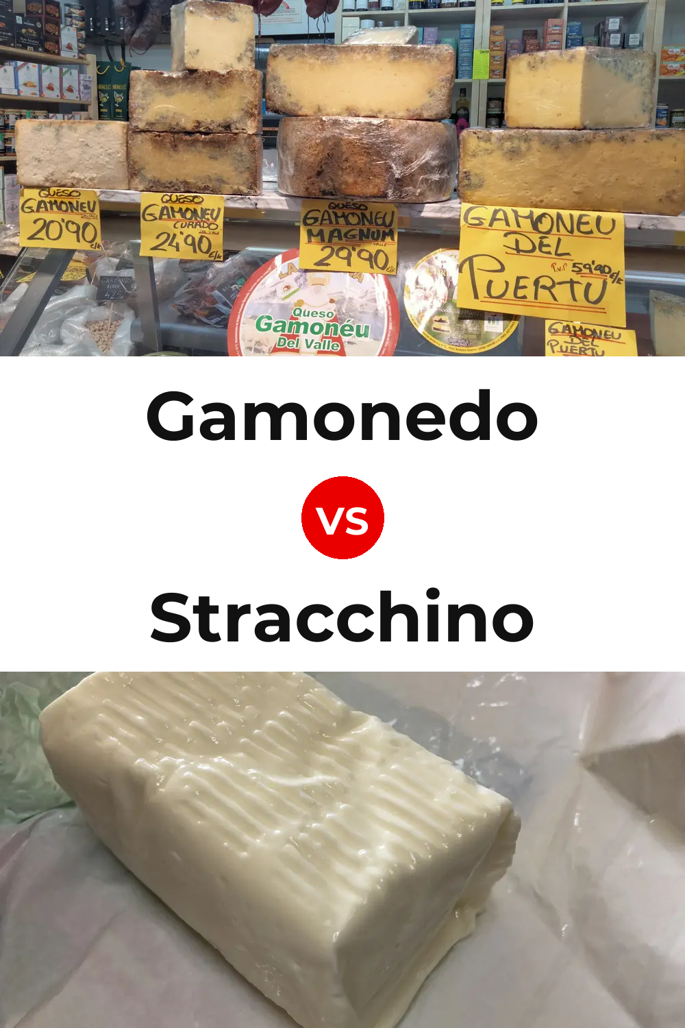 Gamonedo Cheese vs Stracchino Cheese Pinterest comparison