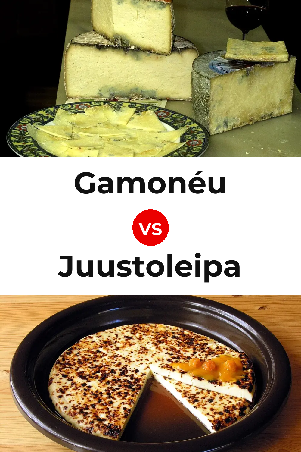Gamonéu Cheese vs Juustoleipa Cheese Pinterest comparison