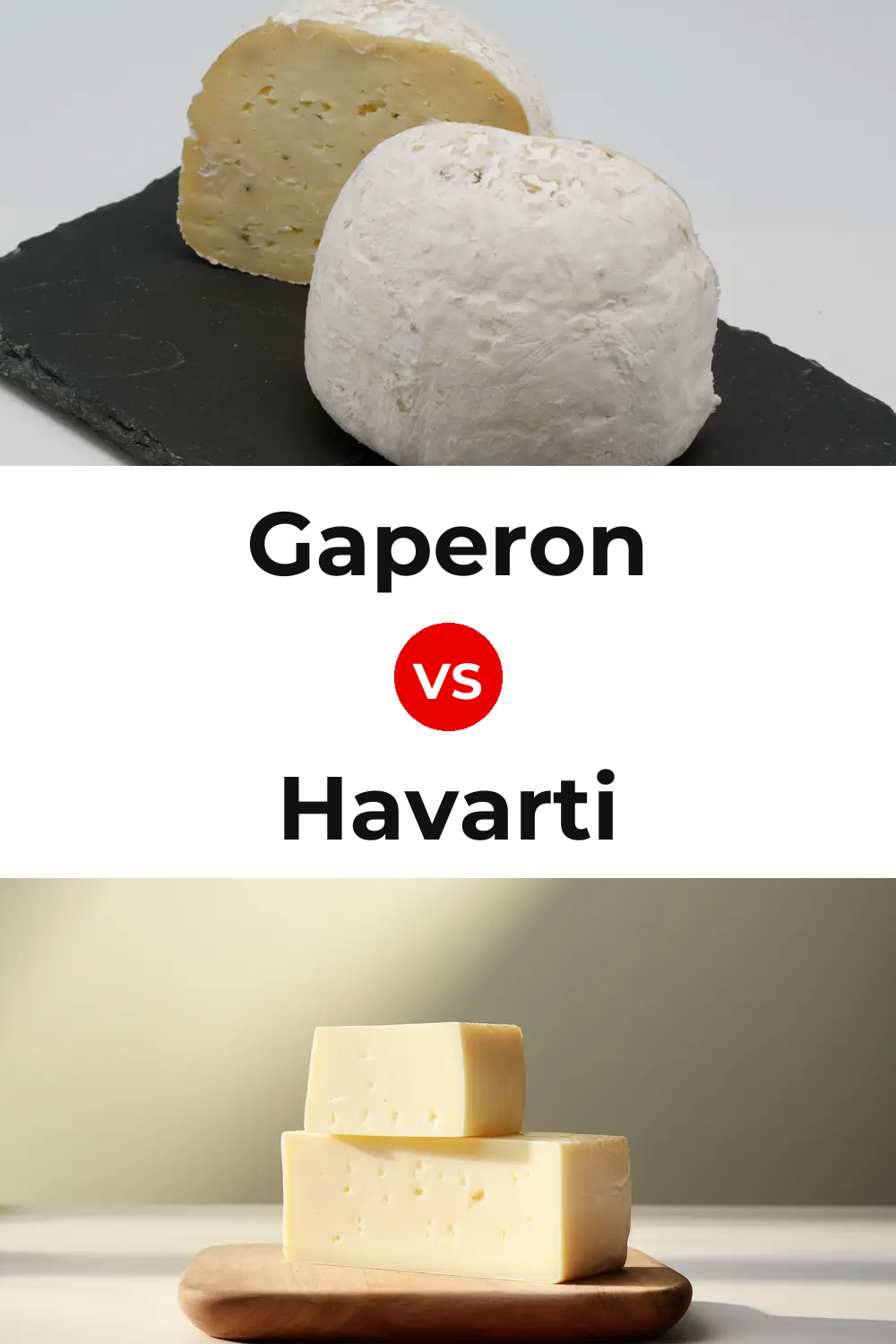 Gaperon Cheese vs Havarti Cheese Pinterest comparison