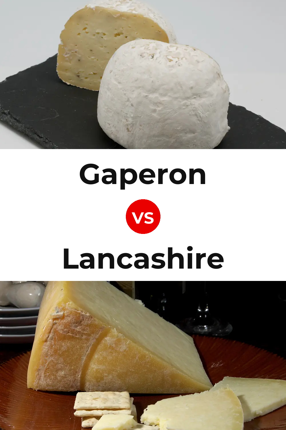 Gaperon Cheese vs Lancashire Cheese Pinterest comparison
