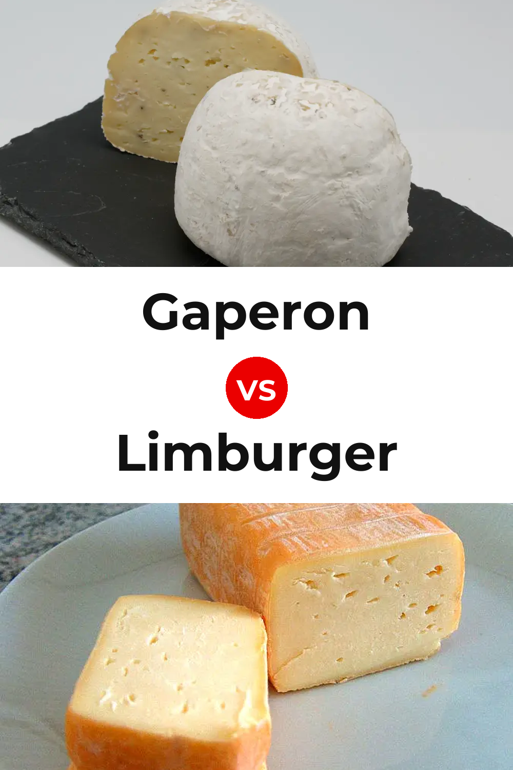 Gaperon Cheese vs Limburger Cheese Pinterest comparison
