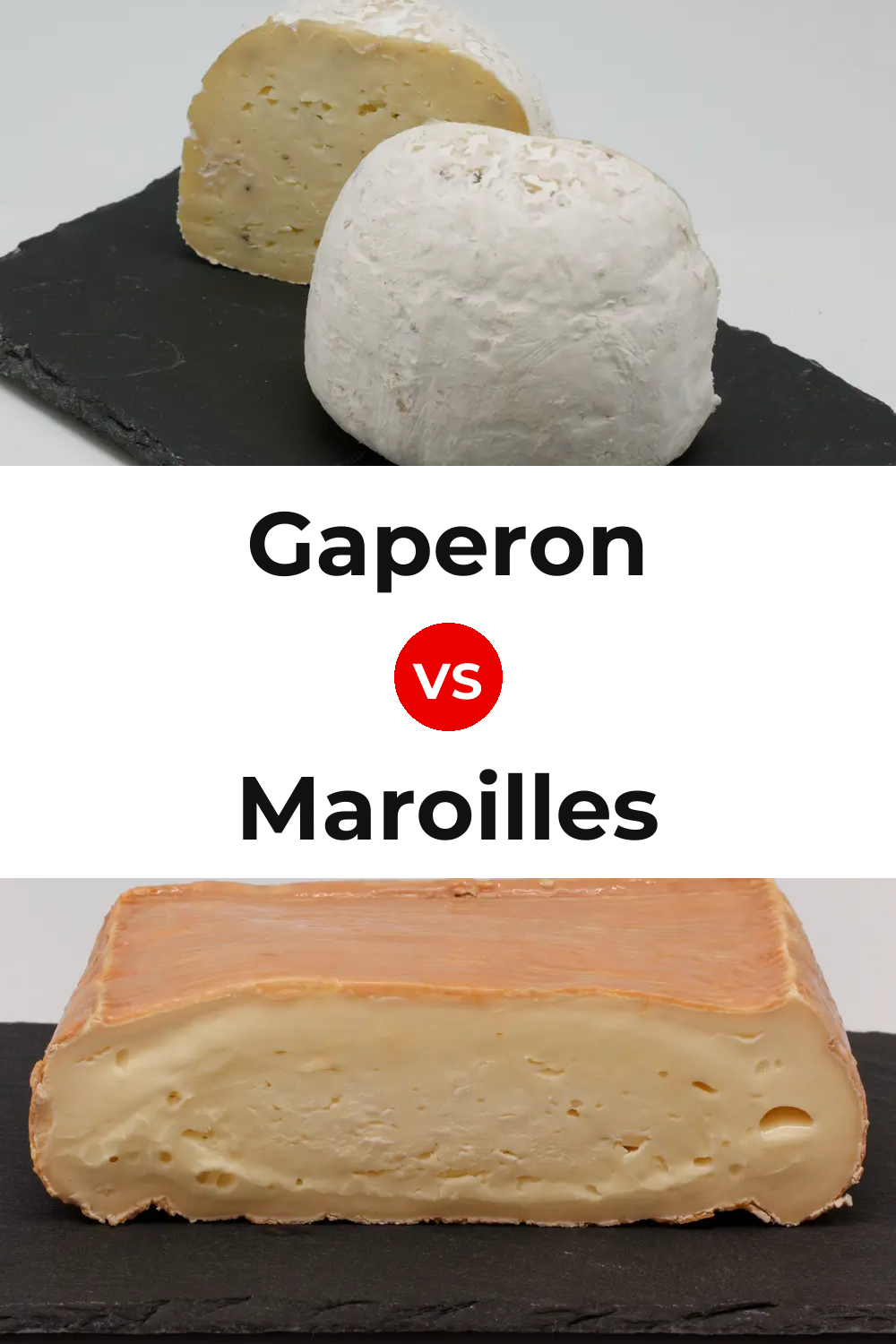 Gaperon Cheese vs Maroilles Cheese Pinterest comparison