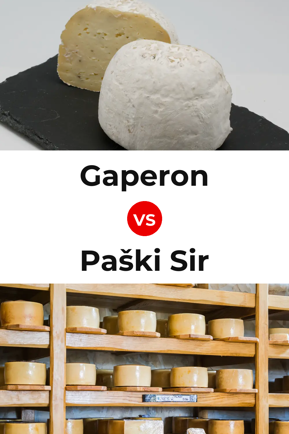 Gaperon Cheese vs Paški Sir Cheese Pinterest comparison