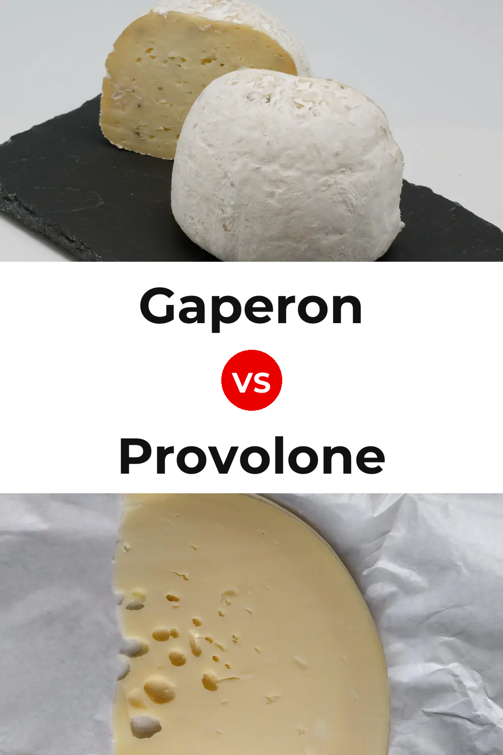 Gaperon Cheese vs Provolone Cheese Pinterest comparison