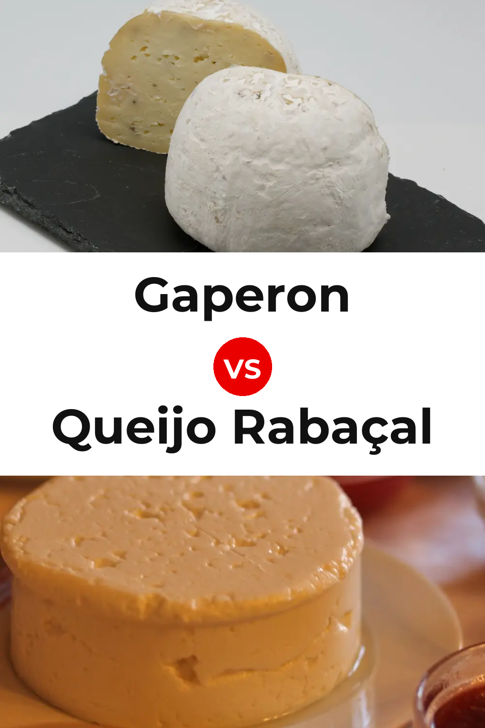 Gaperon Cheese vs Queijo Rabaçal Pinterest comparison