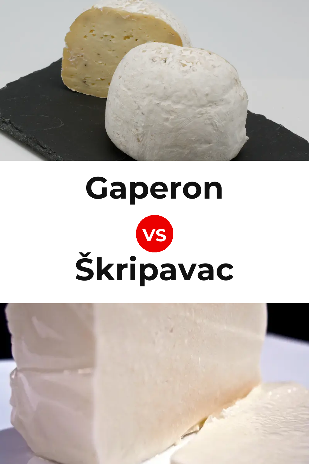 Gaperon Cheese vs Škripavac Cheese Pinterest comparison