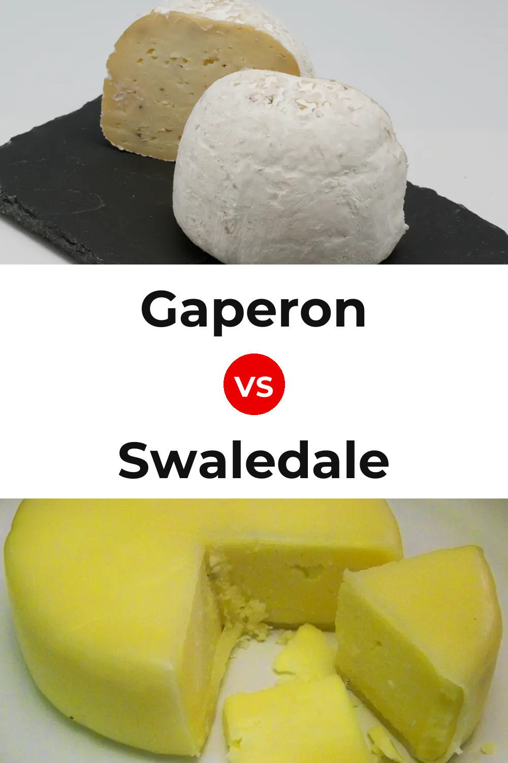 Gaperon Cheese vs Swaledale Cheese Pinterest comparison
