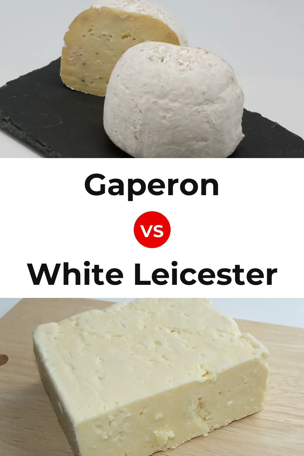 Gaperon Cheese vs White Leicester Cheese Pinterest comparison