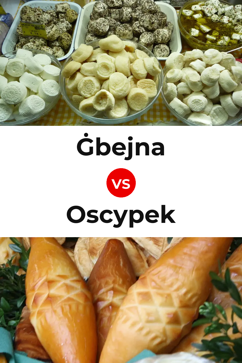 Ġbejna Cheese vs Oscypek Cheese Pinterest comparison