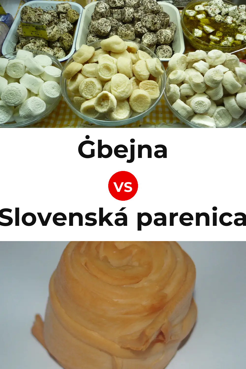 Ġbejna Cheese vs Slovenská parenica Cheese Pinterest comparison