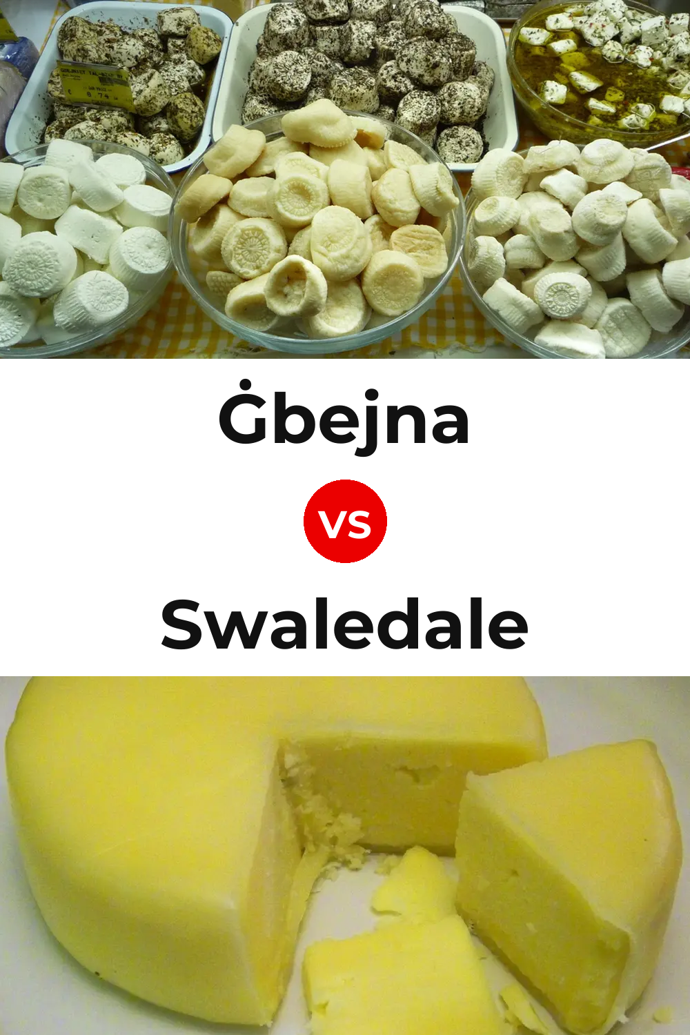 Ġbejna Cheese vs Swaledale Cheese Pinterest comparison