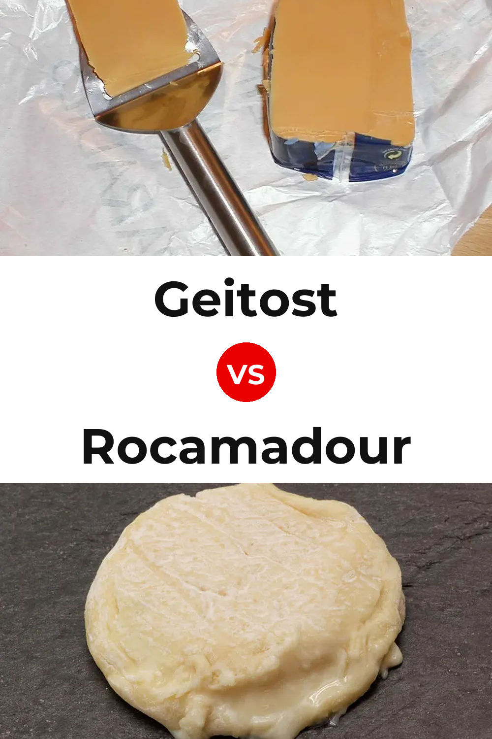 Geitost Cheese vs Rocamadour Cheese Pinterest comparison