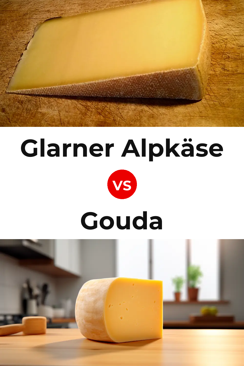 Glarner Alpkäse Cheese vs Gouda Cheese Pinterest comparison
