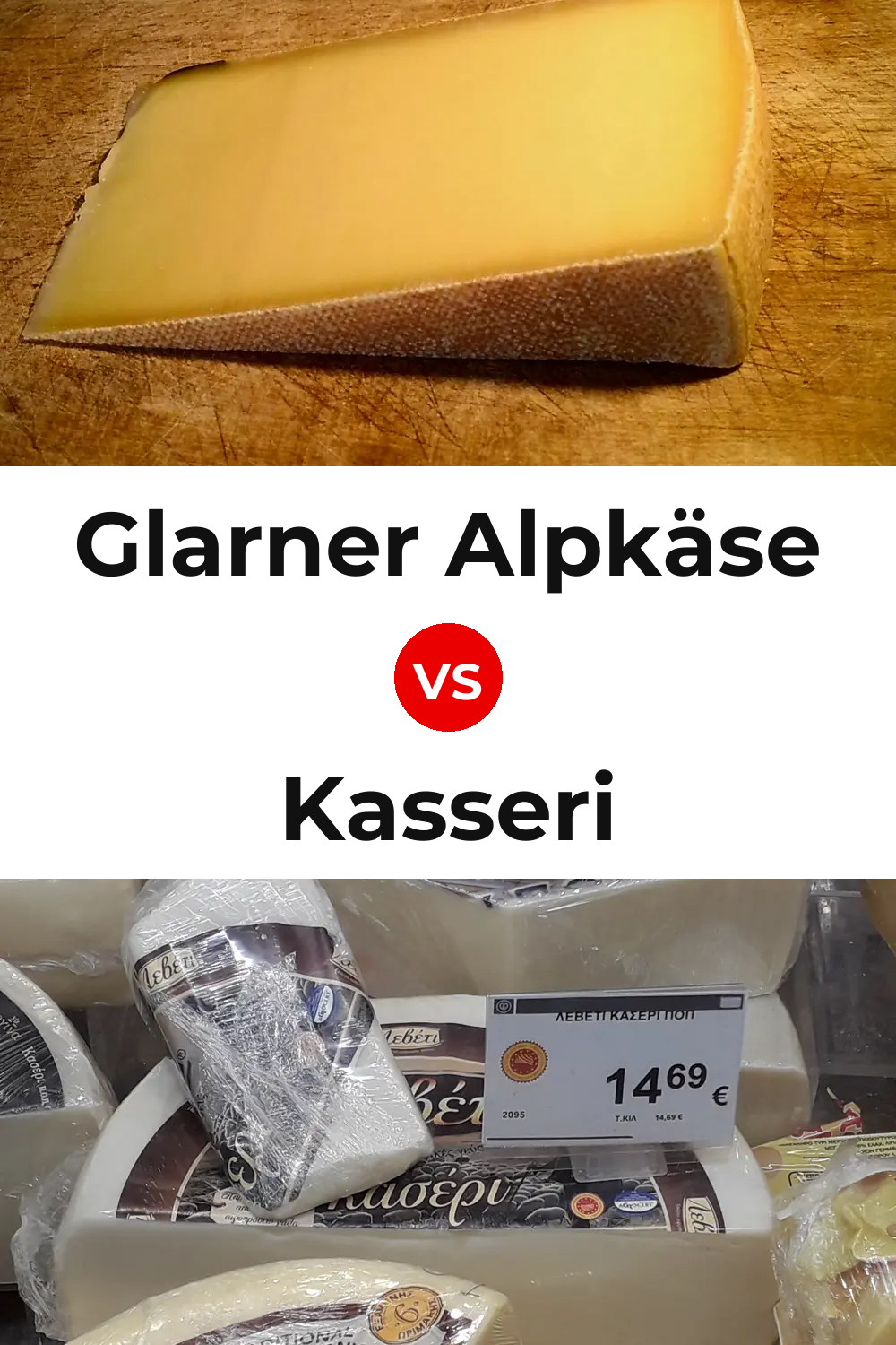 Glarner Alpkäse Cheese vs Kasseri Cheese Pinterest comparison