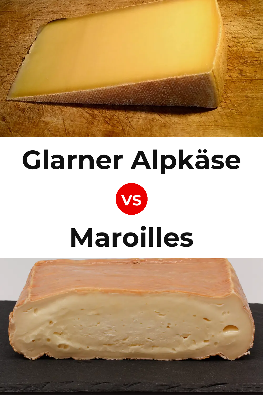 Glarner Alpkäse Cheese vs Maroilles Cheese Pinterest comparison