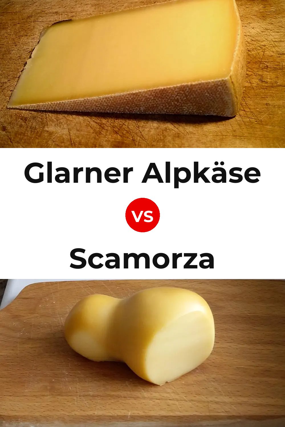 Glarner Alpkäse Cheese vs Scamorza Cheese Pinterest comparison