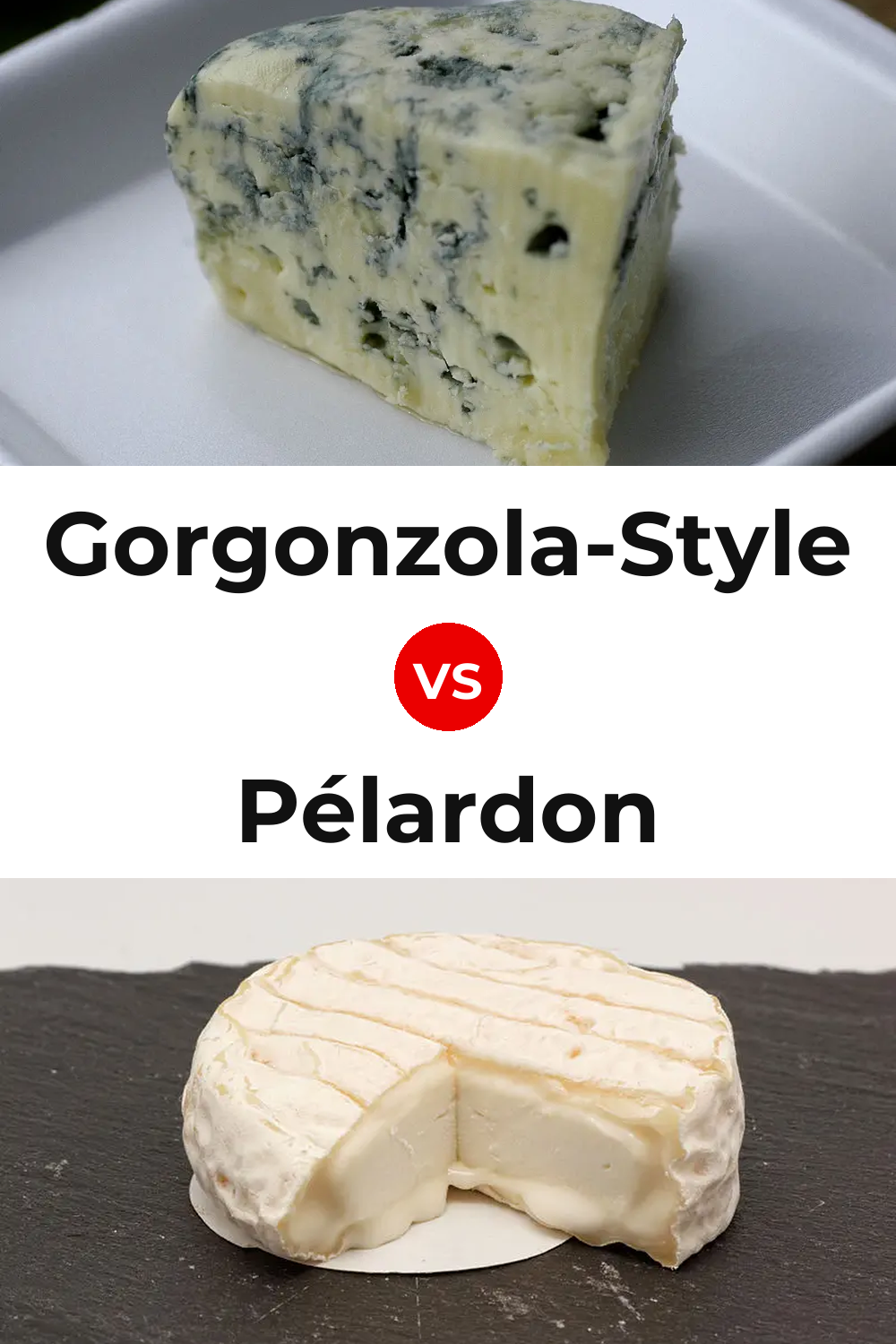 Gorgonzola-Style Cheese vs Pélardon Cheese Pinterest comparison