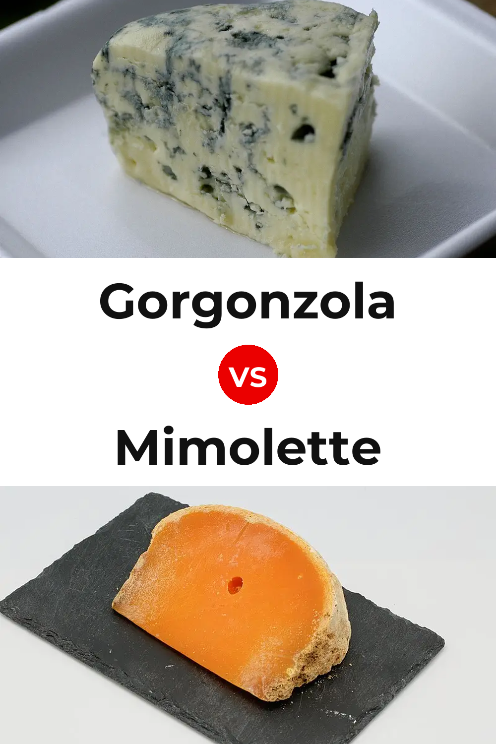 Gorgonzola Cheese vs Mimolette Cheese Pinterest comparison