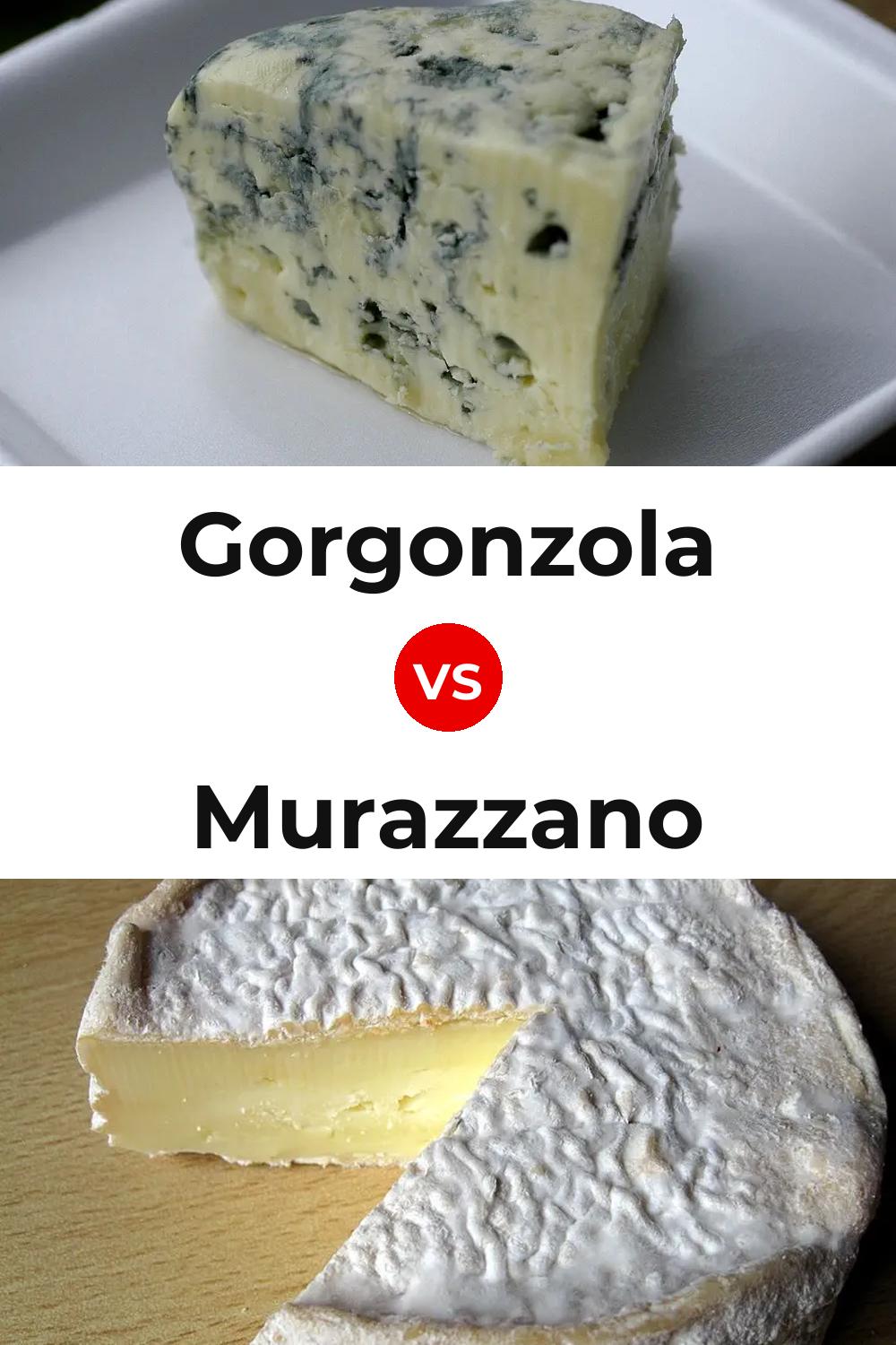 Gorgonzola Cheese vs Murazzano Cheese Pinterest comparison