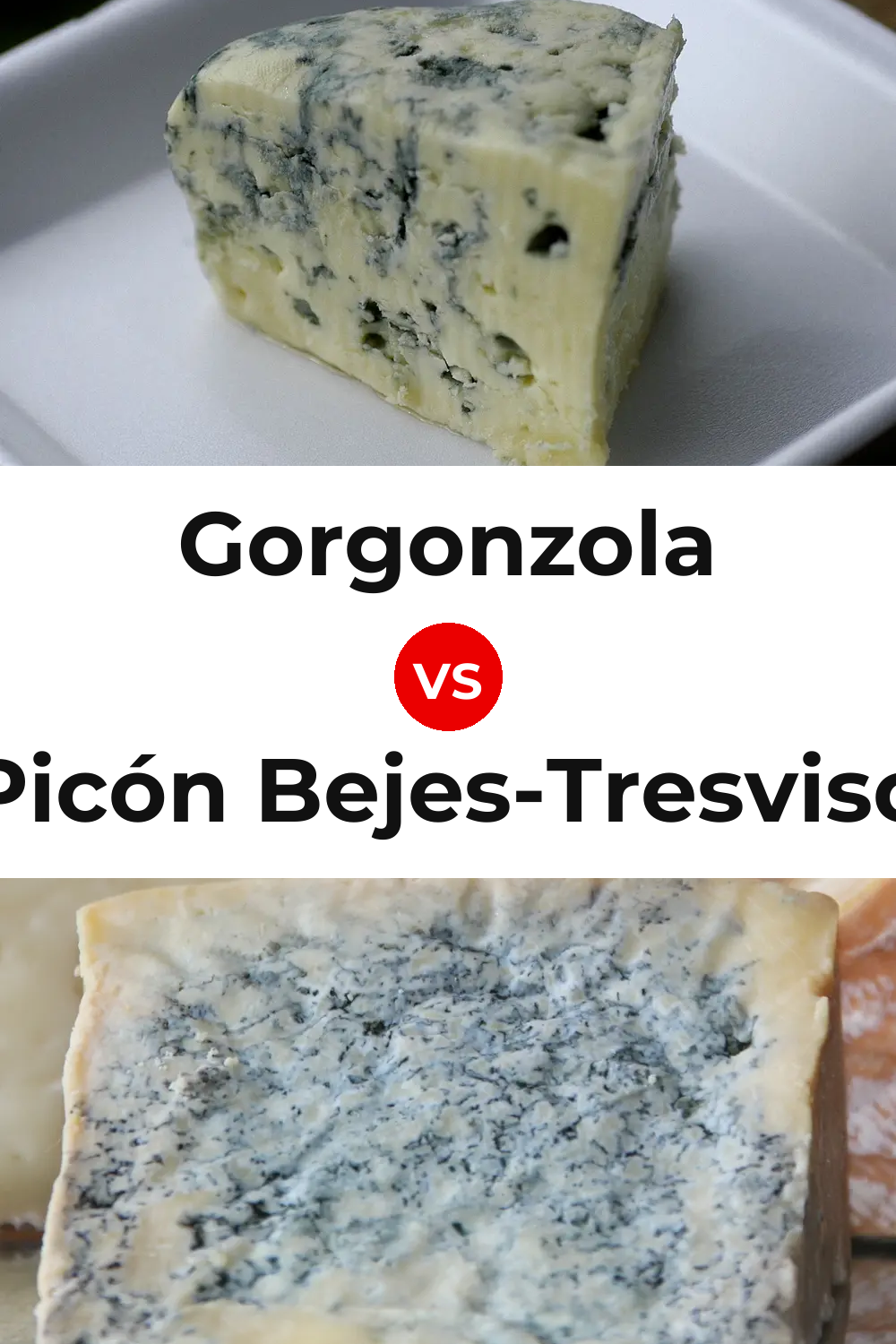 Gorgonzola Cheese vs Picón Bejes-Tresviso Cheese Pinterest comparison