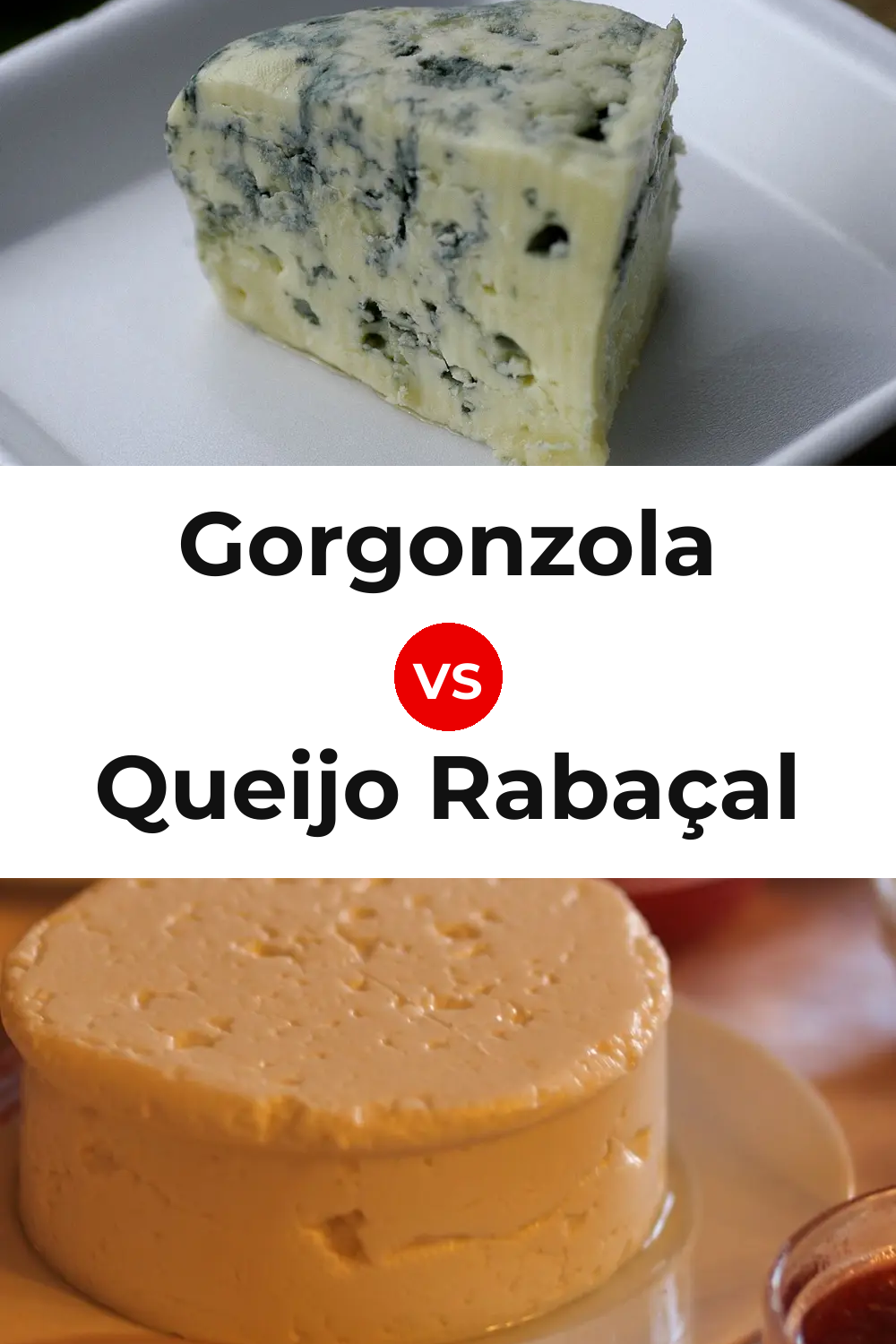 Gorgonzola Cheese vs Queijo Rabaçal Pinterest comparison