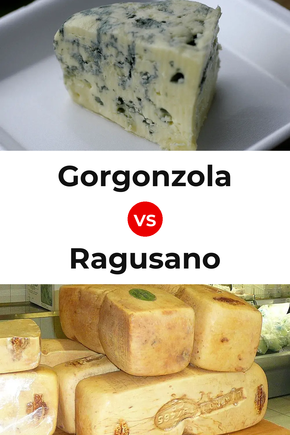 Gorgonzola Cheese vs Ragusano Cheese Pinterest comparison