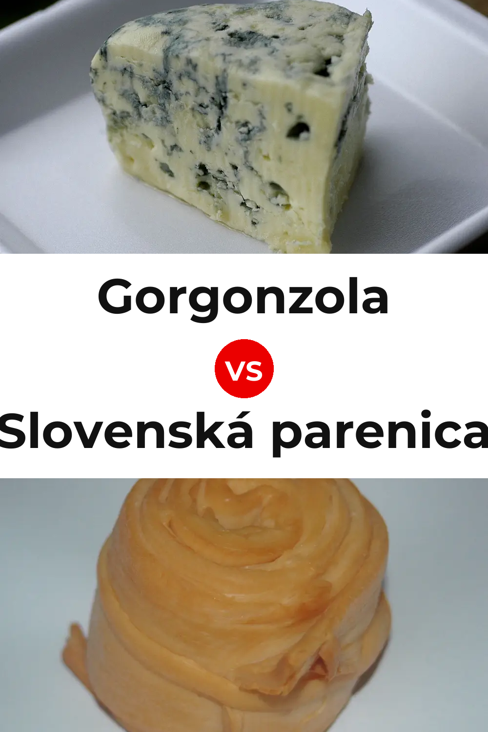 Gorgonzola Cheese vs Slovenská parenica Cheese Pinterest comparison