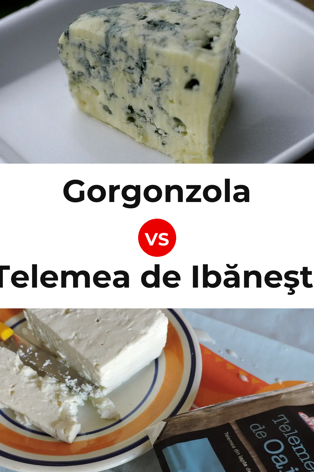 Gorgonzola Cheese vs Telemea de Ibăneşti Cheese Pinterest comparison