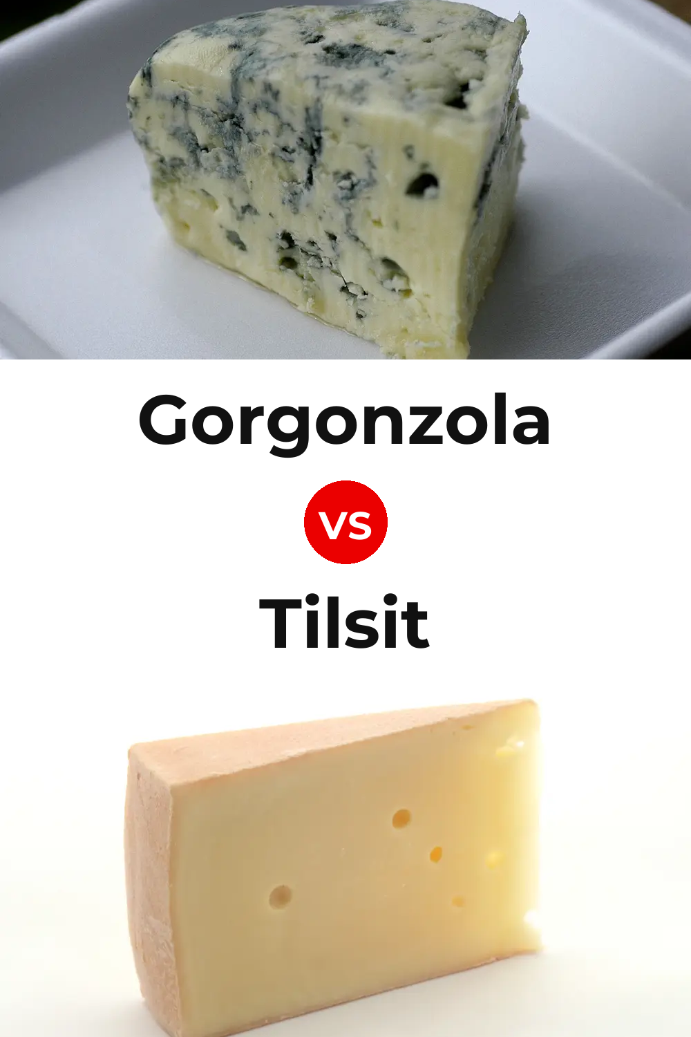 Gorgonzola Cheese vs Tilsit Cheese Pinterest comparison