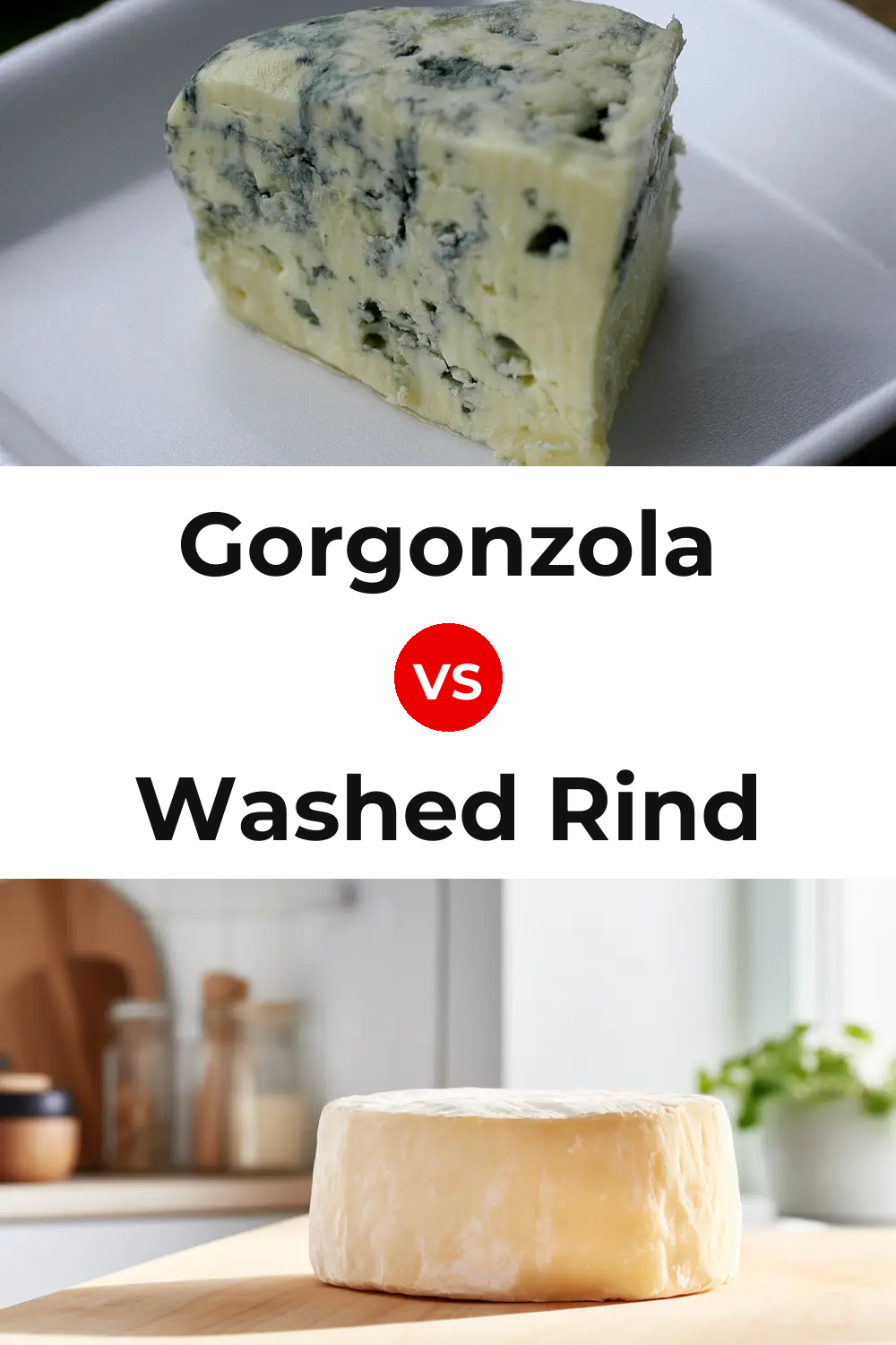 Gorgonzola Cheese vs Washed Rind Cheese Pinterest comparison